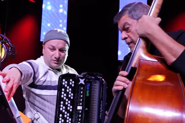 Backstage concerto Mimmo Mirabelli